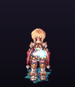 ออร่า Costume Light Blue Aura