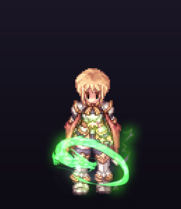 ออร่า Costume Green Aura Dragon