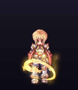 ออร่า Costume Yellow Aura Dragon