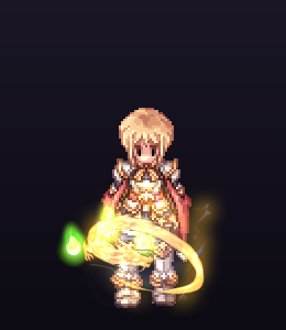 ออร่า Costume Yellow Green Aura