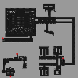 แผนที่ Cursed Abbey Dungeon F1