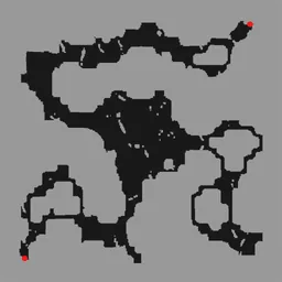 แผนที่ Abyss Lakes Underground Cave F1