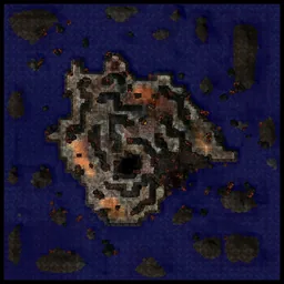 แผนที่ Volcanic Island of Krakatoa