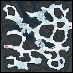 แผนที่ Ancient Ice Canyon West