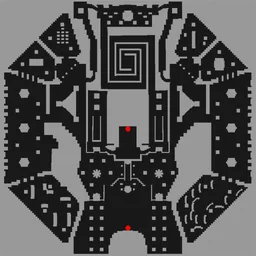 แผนที่ Thanatos Tower Lower Level - Museum entrance