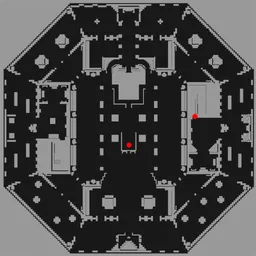 แผนที่ Thanatos Tower Lower Level - Museum