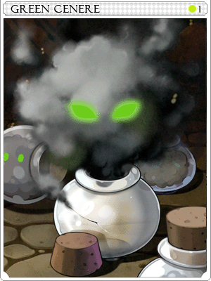Green Cenere Card