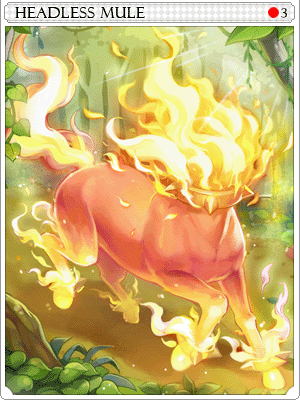 Headless Mule Card