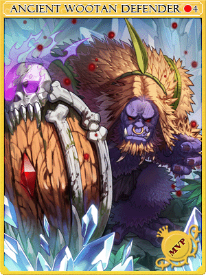 Ancient Wootan Defender Card