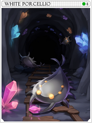 White Porcellio Card