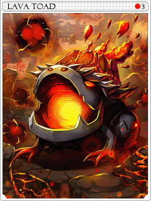 Lava Toad Card
