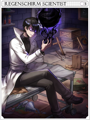 Regenschirm Scientist Card