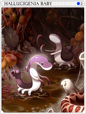 Hallucigenia Baby Card