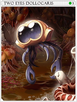 Two Eyes Dollocaris Card