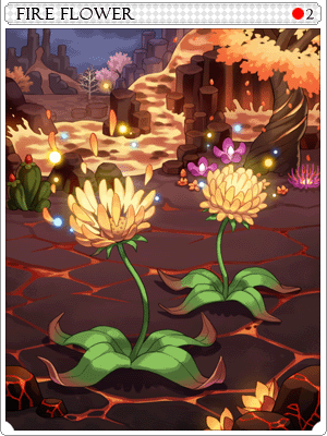 Fire Flower Card