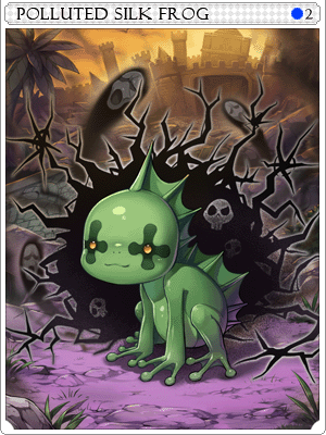Polluted Silk Frog Card