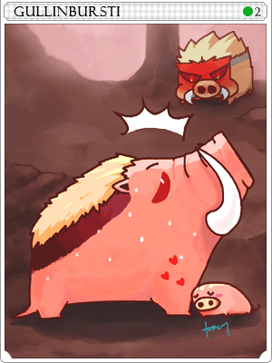 Gullinbursti Card