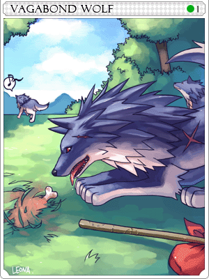 Wandering Wolf Card
