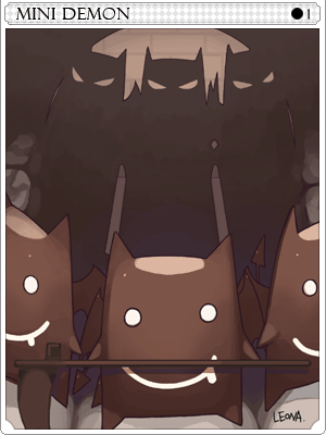 Mini Demon Card