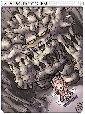 Stalactic Golem Card