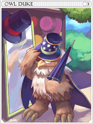 Owl Duke Card