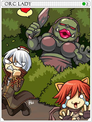 Orc Lady Card