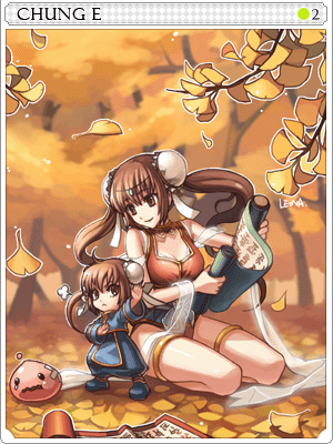 Green Maiden Card