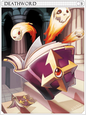 Death Word Card