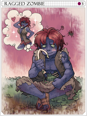 Ragged Zombie Card
