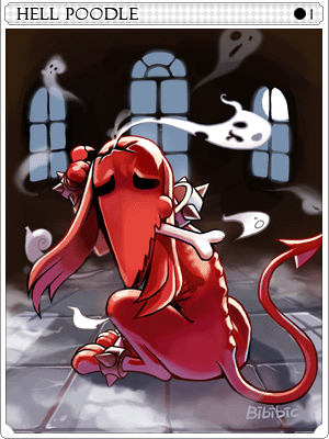 Hell Poodle Card