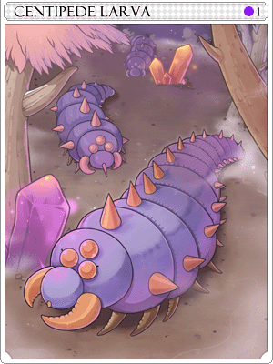 Centipede Larva Card