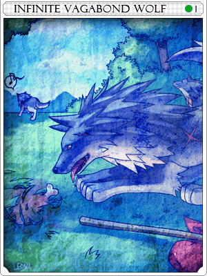 Infinite Wandering Wolf Card