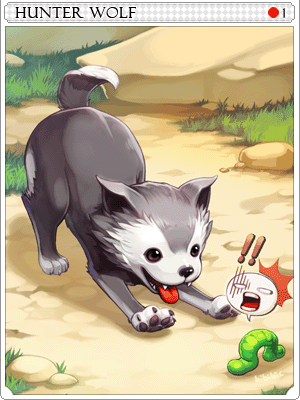 Hunter Wolf Card